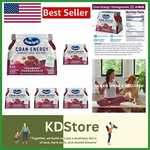 Bebidas de jugo Cran-Energy - sabor a arándano y granada, 6 botellas de 10 fl oz - Imagen 1 de 8