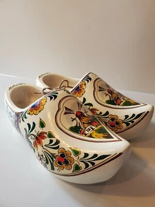 Dutch Wooden Clogs Holland windmill Bright Colors size 37 - Picture 1 of 12