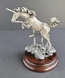 1982 La Rocca UNICORN Fine Pewter Limited Edition Rare CHILMARK #29/1500 U.S.A. - Picture 1 of 24