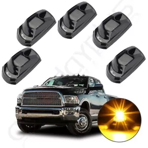 5X Amber LED Smoke Lens Cab Marker Running Light For 2017-2019 Ford F250 F350 - Picture 1 of 8