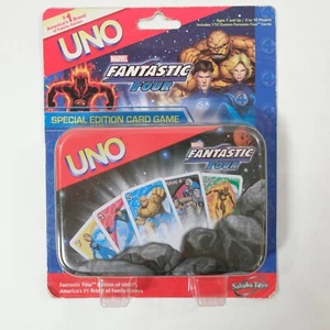 Fantastic Four UNO Special Edition Card Game NEW RARE SEALED! - Picture 1 of 9