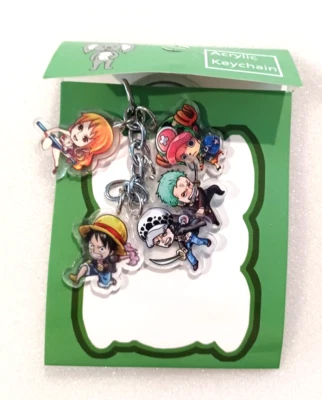 ONE PIECE Crew 钥匙链小饰品/吊坠 - 约 1 英寸 - 丙烯酸全新!!! — 第 1/3 张图片