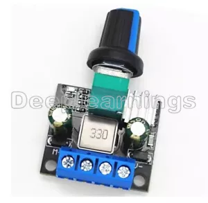 1 x 3,5 A DC12V/24V PWM Controller velocità motore dimmer LED B10K Manopola potenziometro - Foto 1 di 4