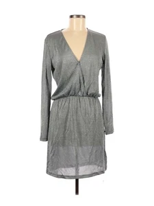 Fleur Wood Designer Cocktail Dress Silver Size XL ~ New/ with tag~ - Picture 1 of 1