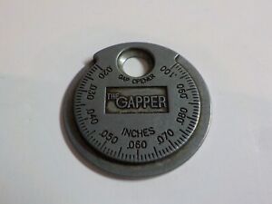 Vintage  The Gapper  Spark Plug  Gap Tool Opener Gauge- Made in USA