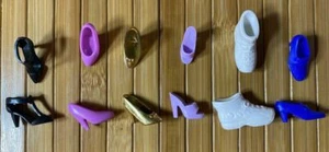 Vintage 90's Barbie 6 Pair Shoe Variety Pack JG114 - 1990's - Picture 1 of 5