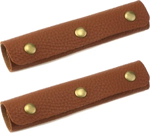 2 PCS Handbag Handle, Leather Wrap Covers Purse Wallet Handle,Protector Strap Co - Picture 1 of 6