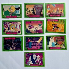 Beetlejuice Animated Trading Cards by Dart in 1990. (Lot of 10)