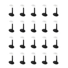 20Pcs Plastica Doll Stand Display Accessori per Bambole Nero