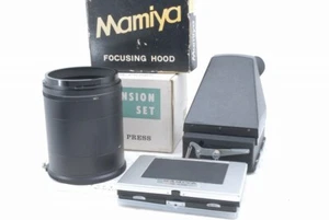 Exc Mamiya Focusing Screen Hood, Right Angle Finder , Extension Ring set *MS0427 - Picture 1 of 12