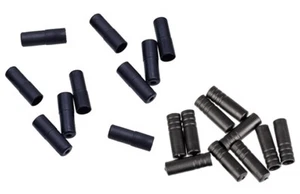 20x Bike Outer Cable Ends 4mm Gear or 5mm Brake Housing Cap Open Ferrule Black - Picture 1 of 5