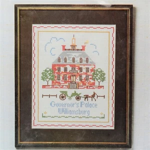  Elsa Williams Williamsburg Governor's Palace Sampler Embroidery Kit # 29105 - Picture 1 of 4