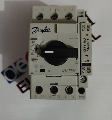 DANFOSS CTI 25M MOTOR PROTECTION CIRCUIT BREAKER RANGE 10-16AMP FAST SHIPPING - Image 1 of 4
