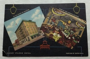 Coeur D'Alene Hotel Spokane, Lavaggio. (Vedi Descrizione) Cartolina (T2) - Foto 1 di 2
