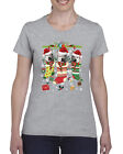 Xmas TShirt Siberian Husky Dog Xmas Shirt Christmas T-Shirt Xmas T Shirt Crimbo