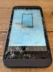 HTC Desire 510 - 4GB - Black Cracked Screen - Picture 1 of 5