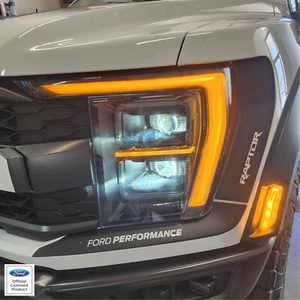 2021-2023 Ford Raptor F-150 Headlight Accent Vinyl Decals FP/Raptor F150 - Picture 1 of 7