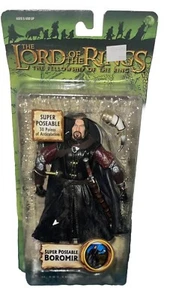 ToyBiz Lord of the Rings  The Fellowship of the Rings SUPER POSEABLE BOROMIR New - Picture 1 of 2