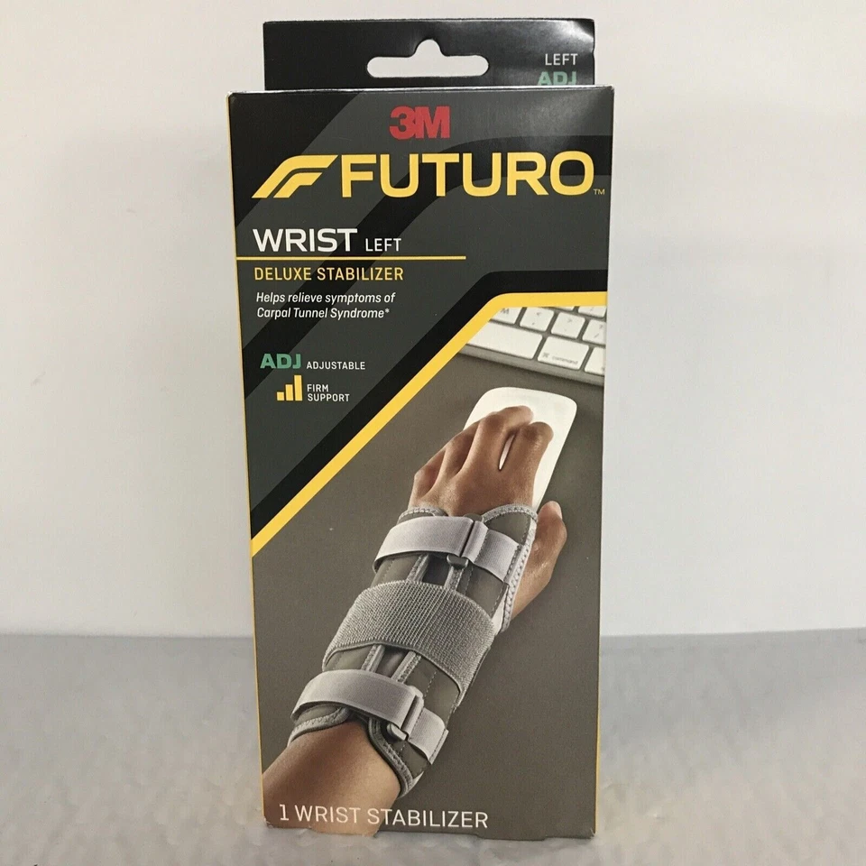 3M Futuro Wrist  Stabilizer brace Adjustable (Left) arm support  band - Image 1 of 1
