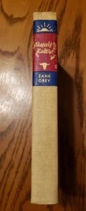 VINTAGE 1937, 1938 ZANE GREY WESTERN  ''MAJESTY'S RANCHO'' HARDCOVER BOOK - Picture 1 of 7