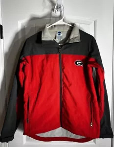 NCAA Georgia Bulldogs Embroidered Zip Jacket Men’s Size Medium - Picture 1 of 11