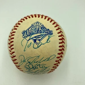 1993 Toronto Blue Jays World Series Champs Team Signed Baseball JSA COA - Picture 1 of 12