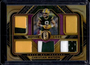 2023 Panini Gold Standard Christian Watson #ML-11 Patch /24