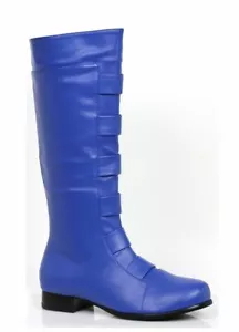 Blue Wolverine X-Men Beast 1960s Classic Batman Adam West Costume Strap Boots - Picture 1 of 5