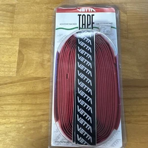 NOS VETTA HANDLEBAR BAR TAPE RIBBON Red VINTAGE ROAD RACING BIKE VTG - Picture 1 of 2