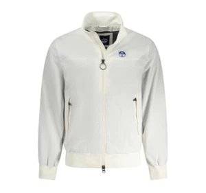 North Sails Jacke Slim Fit Neu Weiß Logo Herren Gr L - Bild 1 von 2
