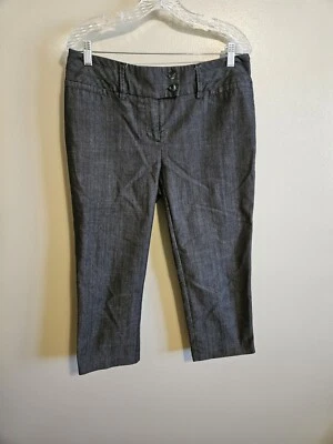 Maurices Women’s Dressy Business Capri Charcoal Size 7/8 - Image 1 of 4