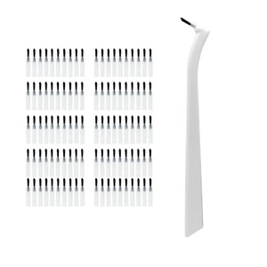 New Dental Disposable Composite Black Brush Tips Applicator + Free Handle - Picture 1 of 9