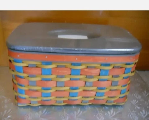 Longaberger 2016 Fall In Love Tissue Basket and Protector Offered Sept 2016 ONLY Cover