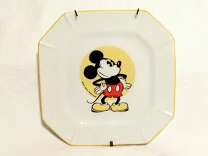 Vintage Mickey Mouse Deko Teller, 7,5" Retro Disney Keramik Japan - Bild 1 von 3