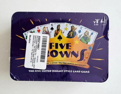 Коллекционная оловянная карточная игра Five Crowns, PlayMonster 2022, стиль Рамми, новая - Изображение 1 из 4