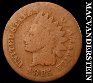 1885 Indian Head Cent - Scarce  Semi-key  Better Date  No Reserve  #F4712 - Picture 1 of 2