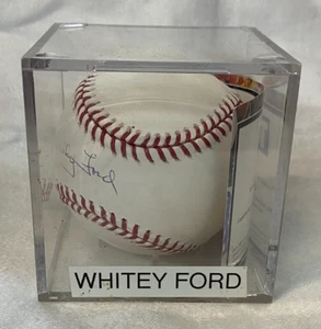 Whitey Ford Autographed Baseball -TRISTAR AUTHENTIC - Picture 1 of 6