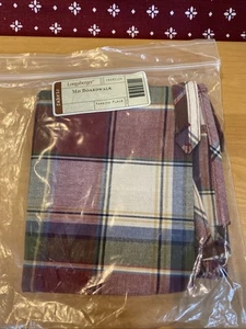 Longaberger Medium Boardwalk Liner Paprika Plaid OE - Picture 1 of 1