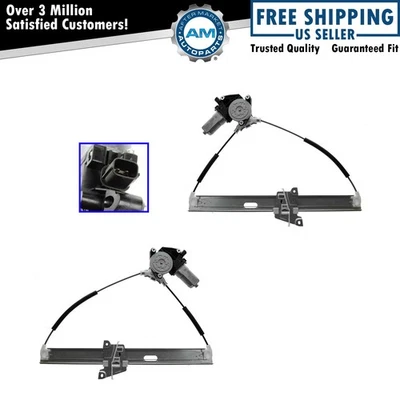 Juego de pares de reguladores de ventana y motor delanteros para Ford Escape Mercury Mariner Hybrid Foto 1 de 3