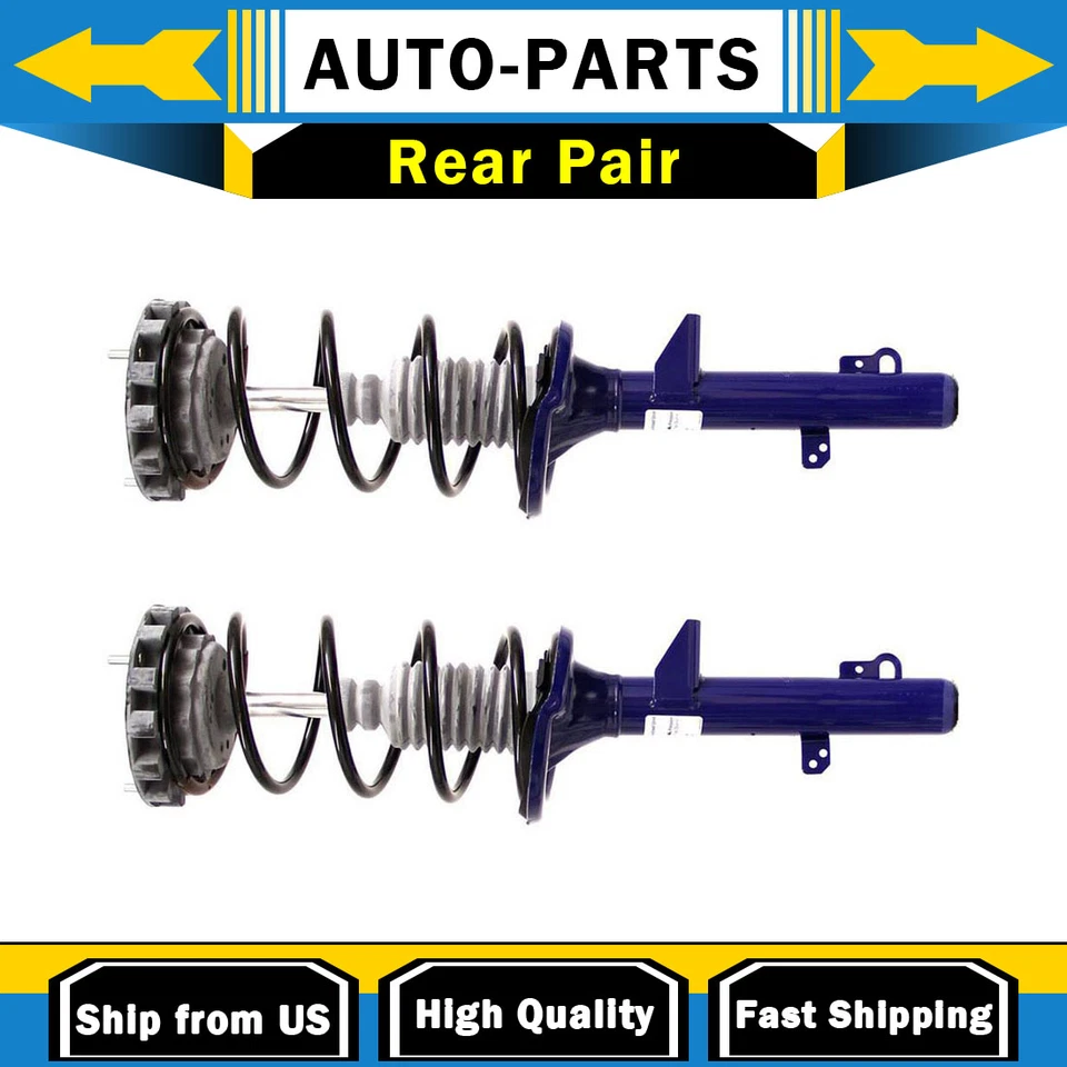 2X Apoio de suspensão e conjunto de mola helicoidal par traseiro Monroe para 1994 Ford Taurus-Z122 - Imagem 1 de 3