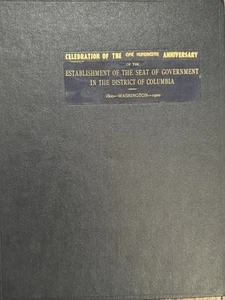 Celebration of 100th Anniversary of Washington DC Cox 1901 HC Book COLOR Maps - Foto 1 di 17