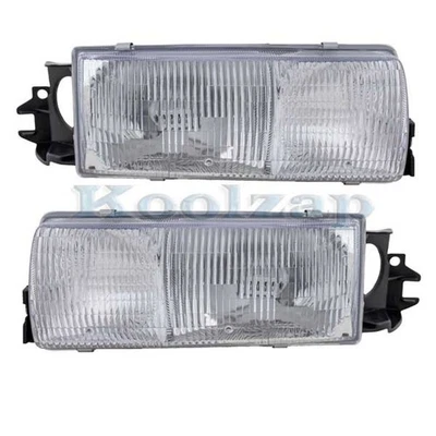 Para 91-96 Caprice Roadmaster Faro Faro Luz Lámpara con Bombilla JUEGO PAR Foto 1 de 4