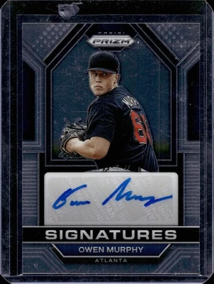 2023 Panini Prizm #SIG-OM Owen Murphy Signatures Auto Atlanta Braves C09 - Image 1 of 2