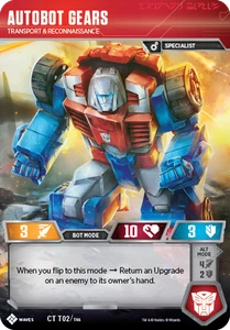 Autobot Gears - Transport & Reconnaissance - FOIL - Wave 5: Titan Master Attack - Picture 1 of 7