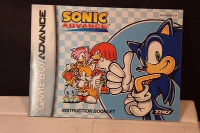 Game Boy Star Sonic Advance Game & Instructions - Image 1 of 2