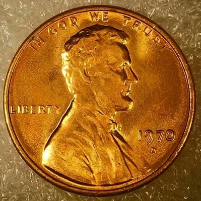 💥 UNCIRCULATED (RD) 1970-D LINCOLN CENT DDO DDR RPM VARIETY - Image 1 of 4
