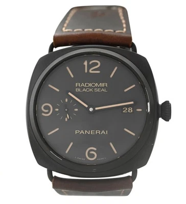 Reloj Automático Hombre Panerai Radiomir Sello Negro PAM00505 Recubierto Cerámico 45MM Foto 1 de 4