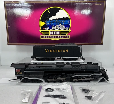 MTH Premier 20-3116-1 Virginian 2-6-6-6 Allegheny PS.2 O Used #1647 C&O C-7 READ - Image 1 of 4