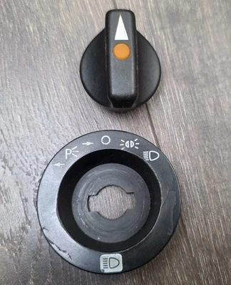 Bisel perilla de control de faros vintage 72-89 mercedes-benz 380sl 450sl  Foto 1 de 4