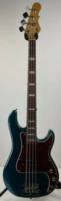 G&L Trib LB-100 Electric Solidbody Bass Guitar, Emerald Blue - Image 1 of 4